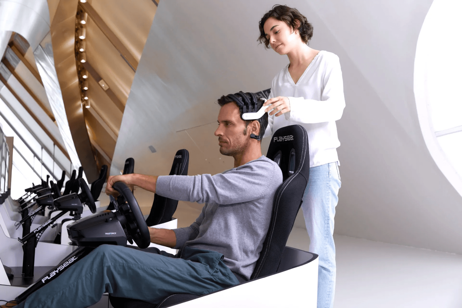 Bitbrain Hero EEG used in vehicle simulator research